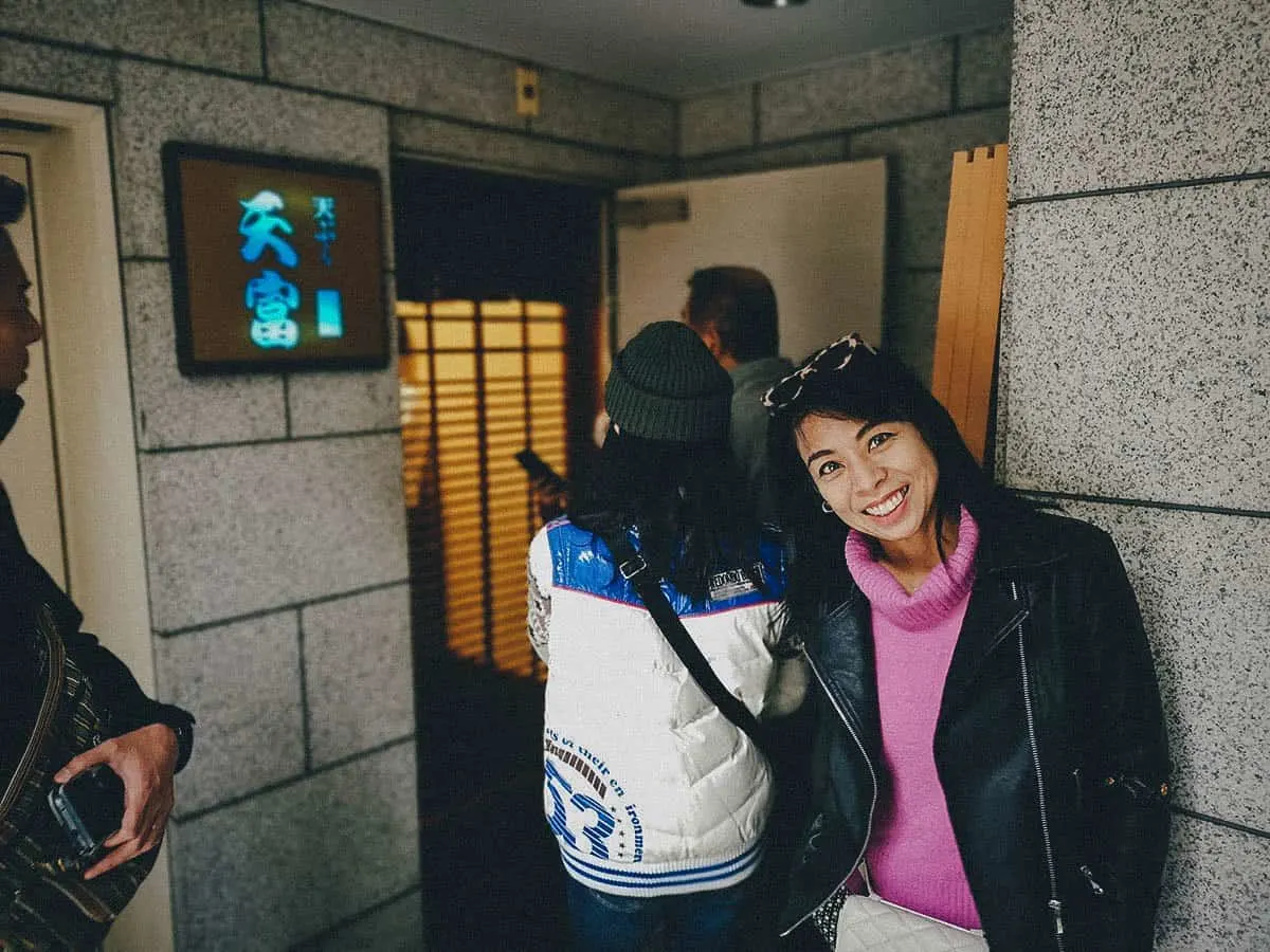 Osaka Food Guide: 25 Must-Eat Restaurants in Osaka, Japan Door to Tempura Tentomi restaurant in Osaka