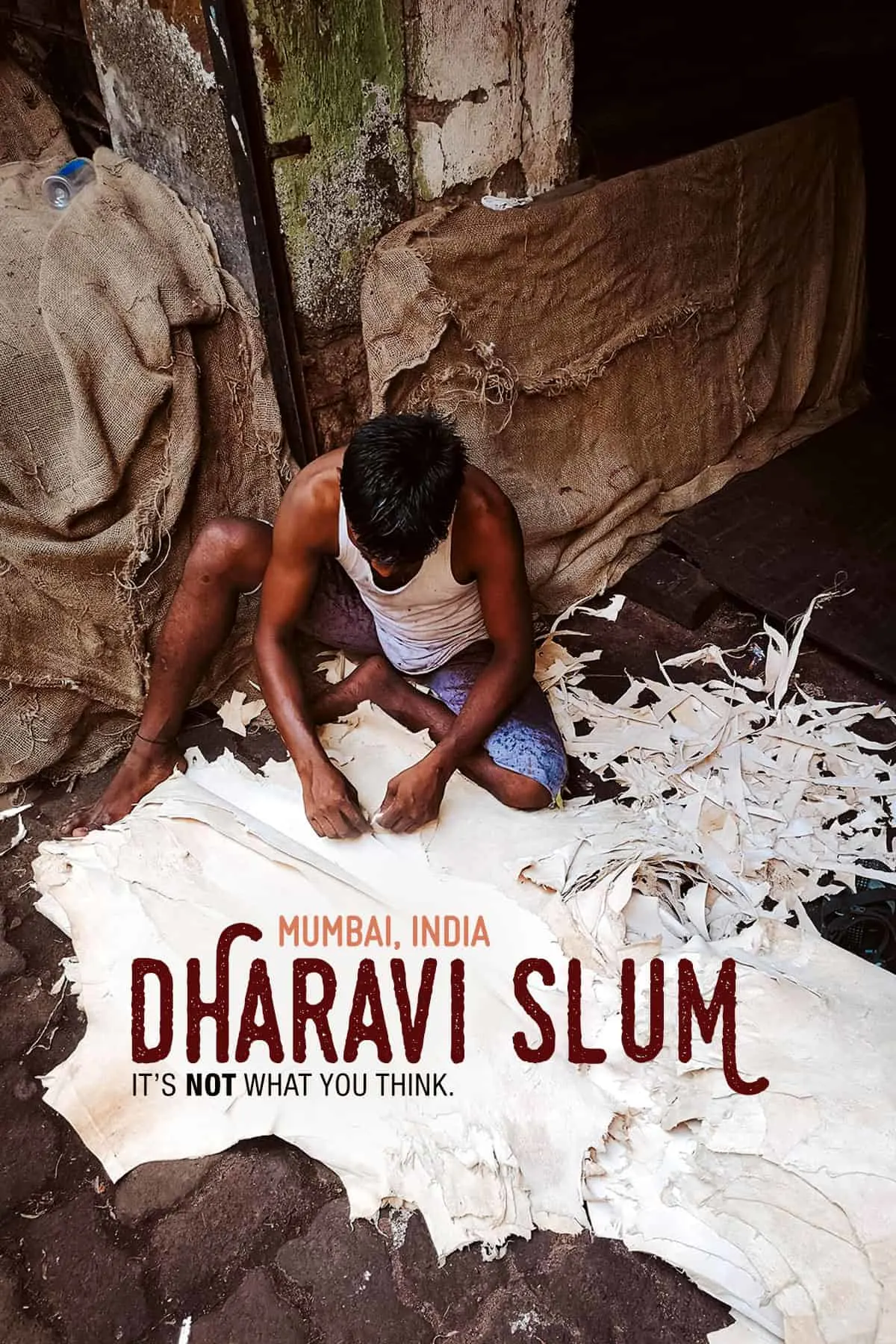 Dharavi slum, Mumbai, India