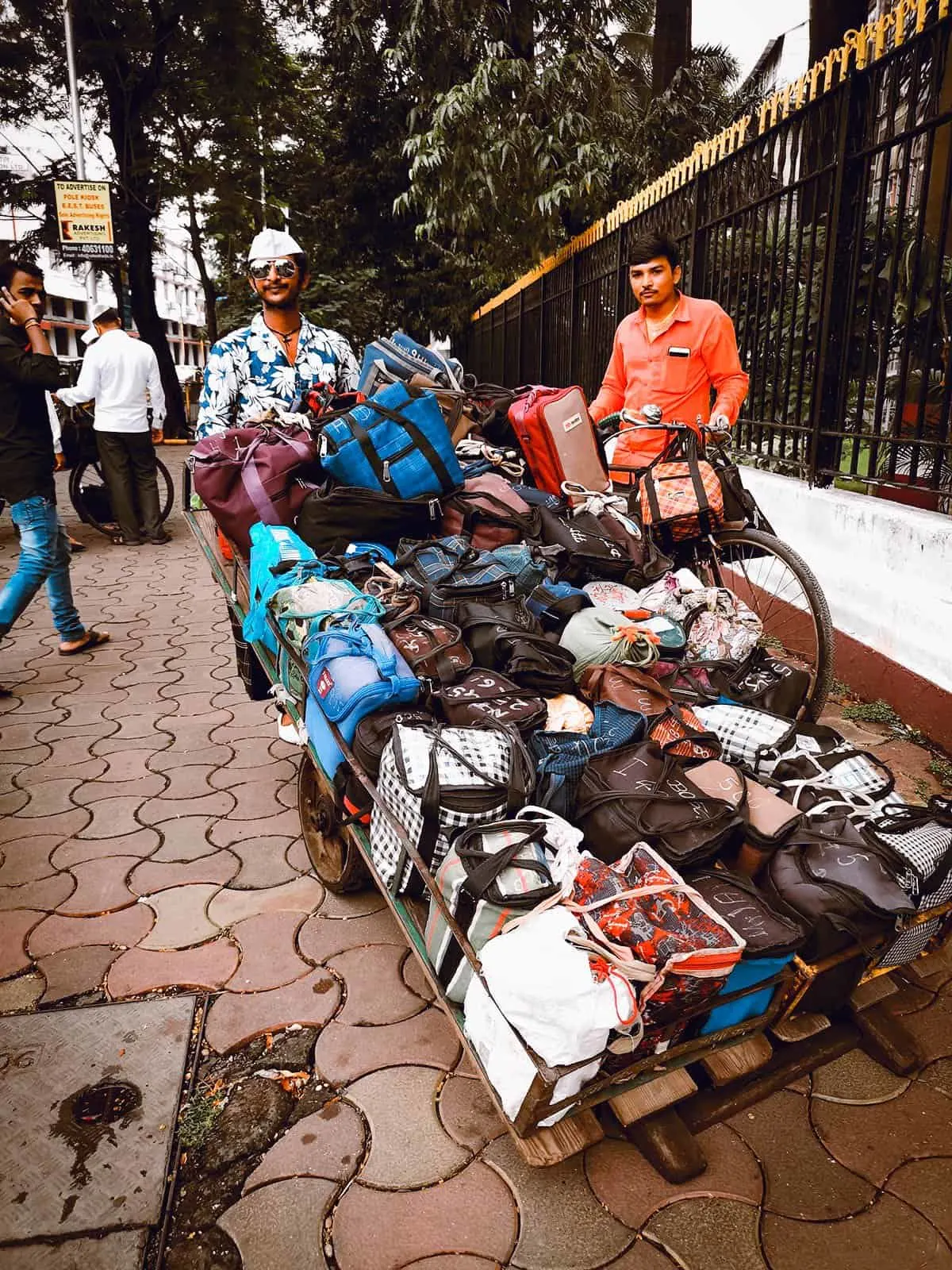 Dabbawalas, Churchgate Station, Mumbai, India