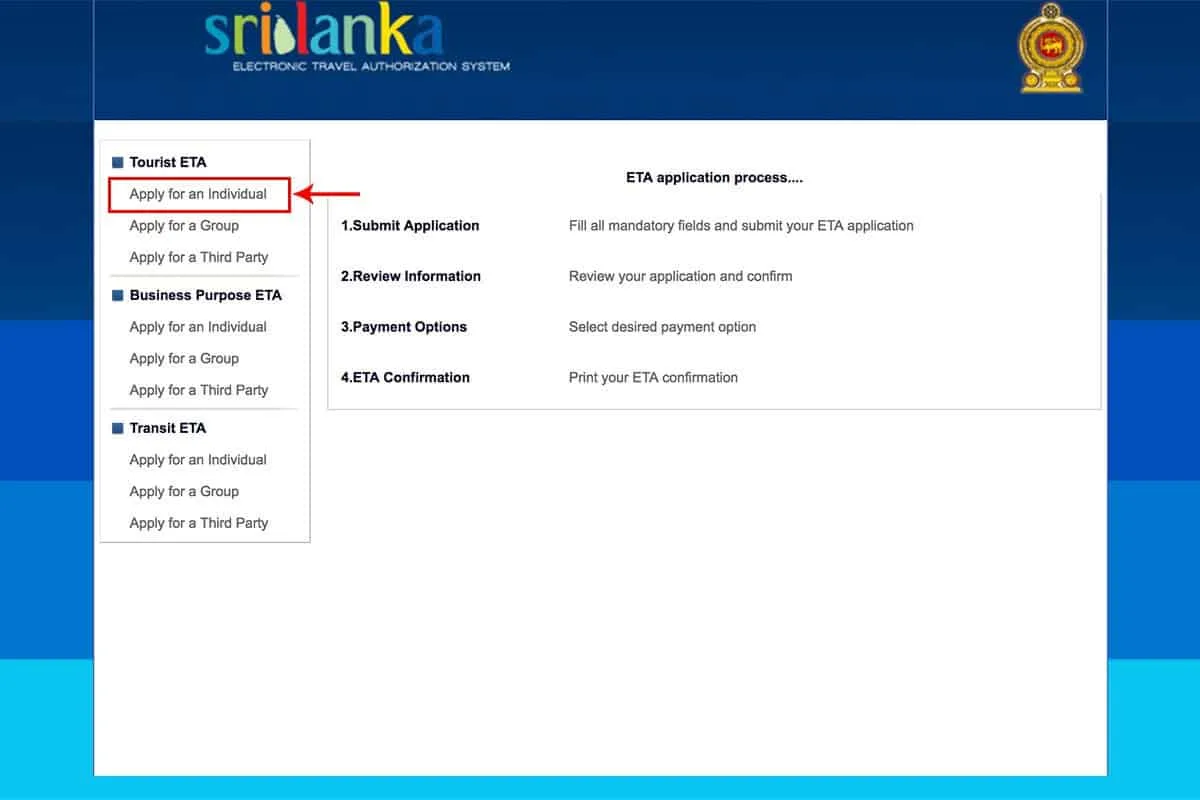 How to Apply for an ETA to Sri Lanka