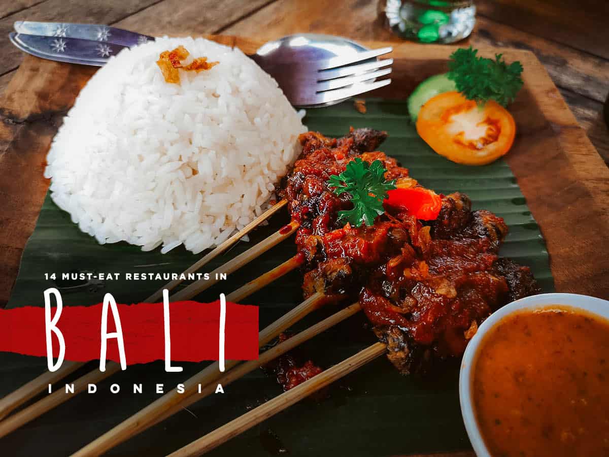 Satay in Ubud, Bali, Indonesia