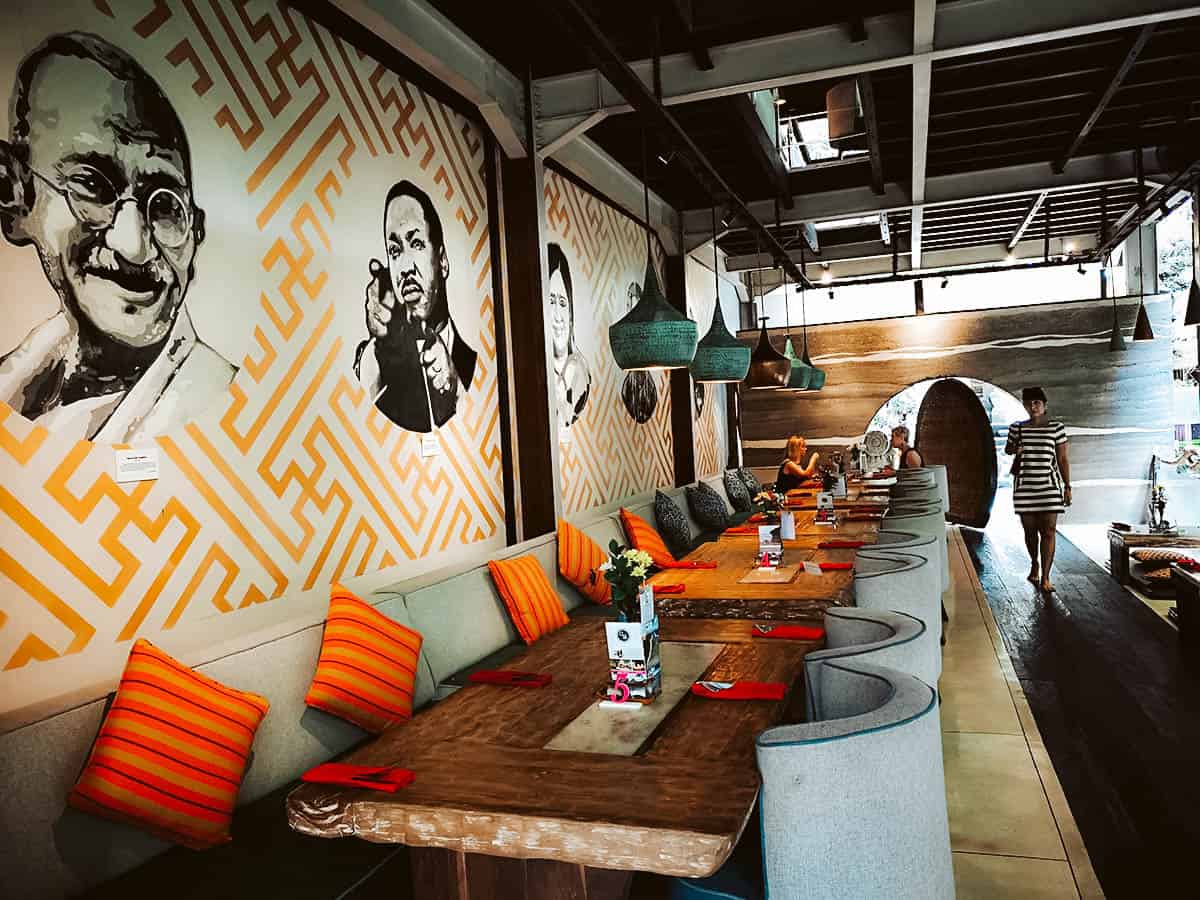Bali Food Guide: 14 Must-Eat Restaurants in Bali, Indonesia Interior of Clear Cafe, a popular cafe restaurant in Bali