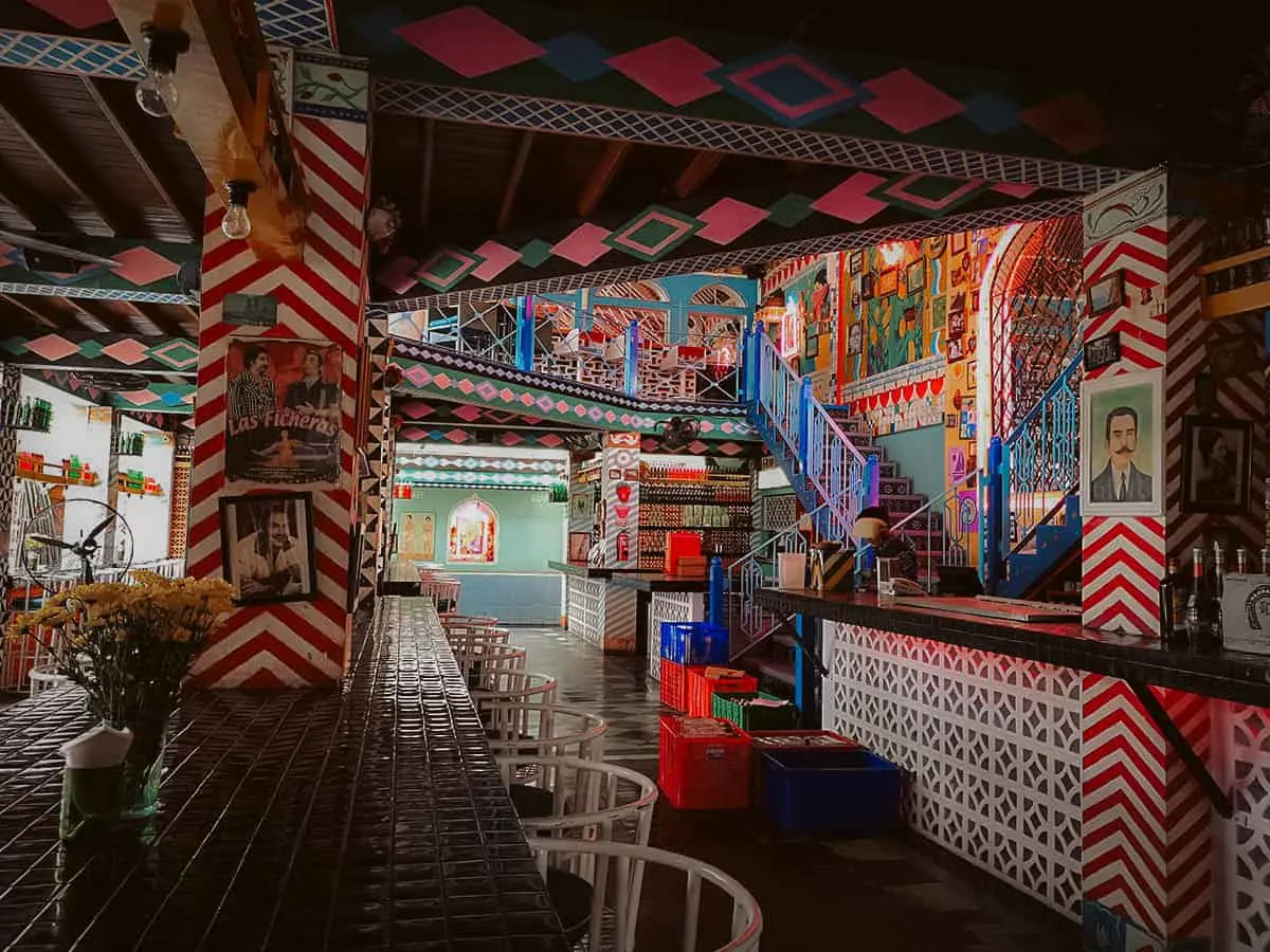 Bali Food Guide: Must-Eat Restaurants in Bali, Indonesia Interior of Motel Mexicola, one of the best restaurants in Bali