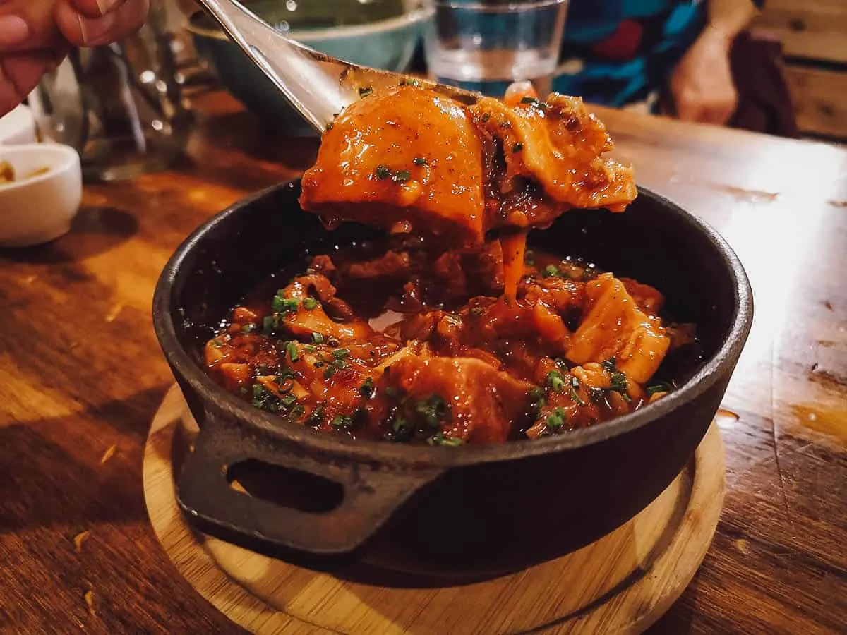 Madrid Travel Guide Madrid Travel Guide in Photos: Bowl of callos at La Tasqueria de Javi Estevez in Madrid, Spain