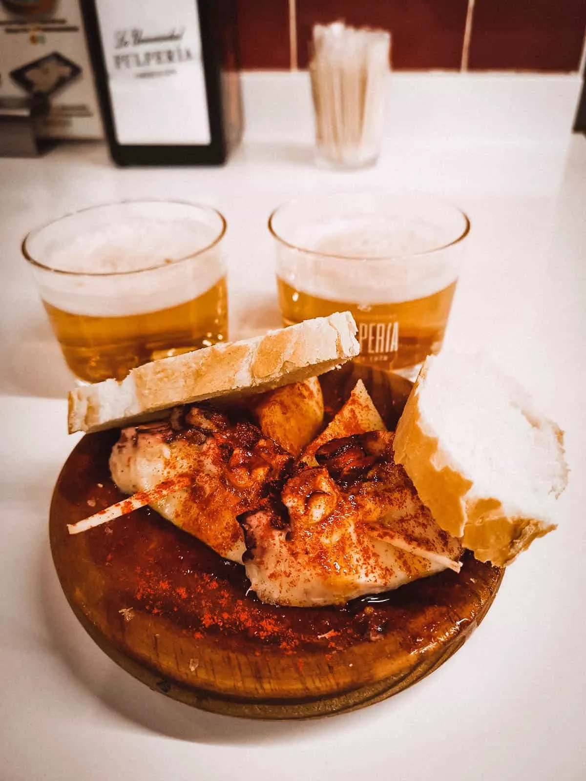 Spanish Tapas Pulpo a la gallega