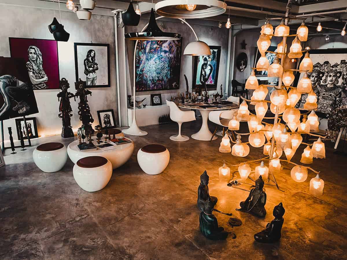 Contemporary art gallery in Bali, Indonesia