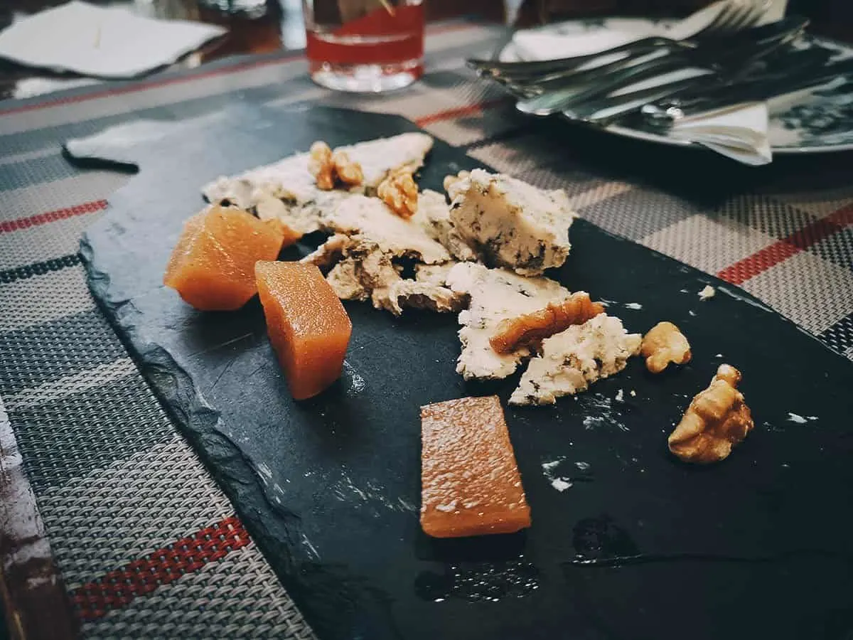 Oviedo Food Guide: 5 Must-Eat Restaurants in Oviedo, Asturias, Spain Cheese at Bodega El Molinon restaurant in Oviedo, Spain