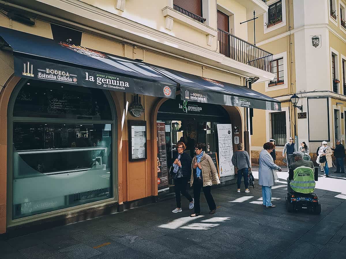 La Genuina de Cimadevilla restaurant in Oviedo, Spain