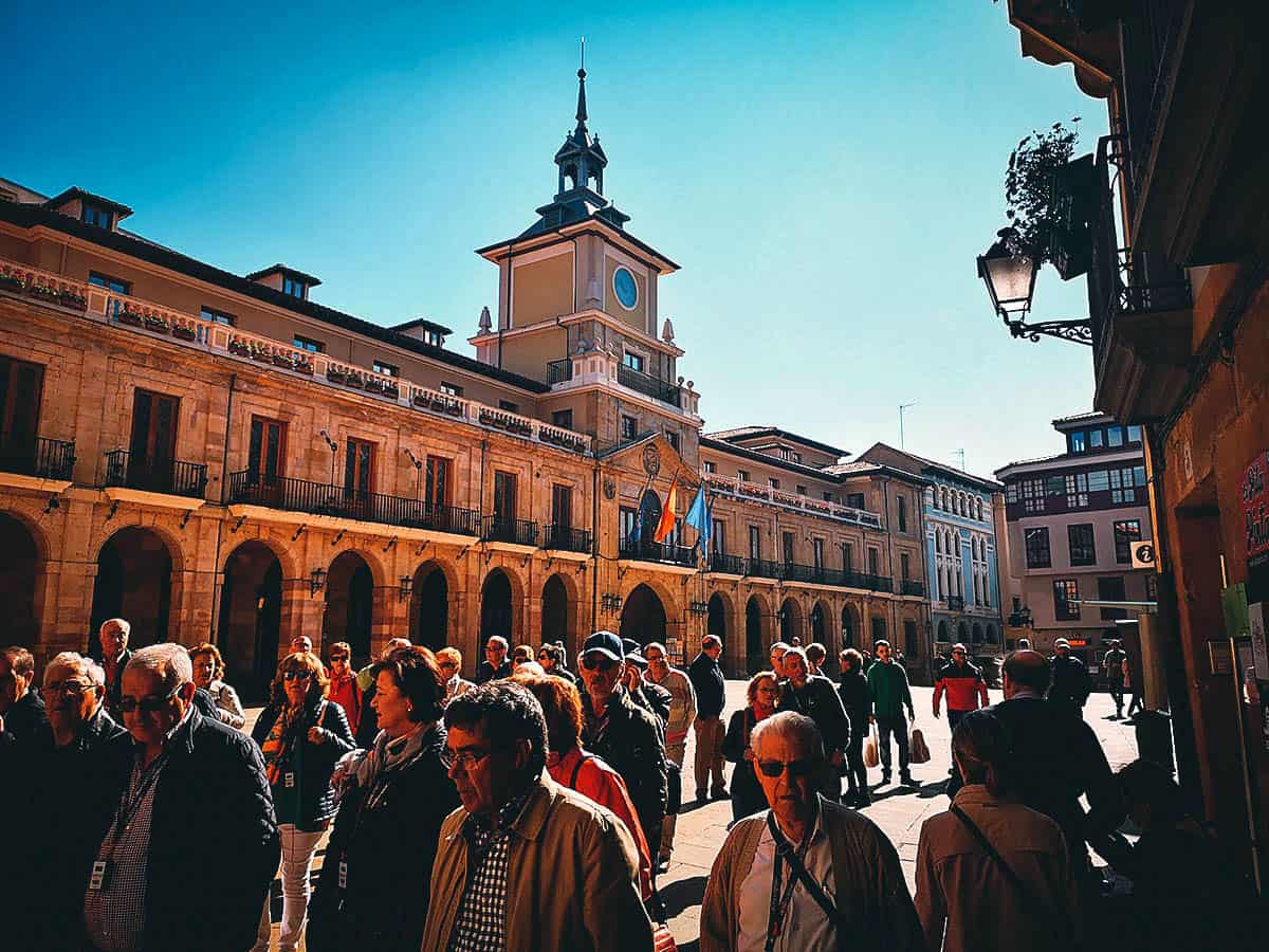 Driving from San Sebastian to Santiago de Compostela in Spain