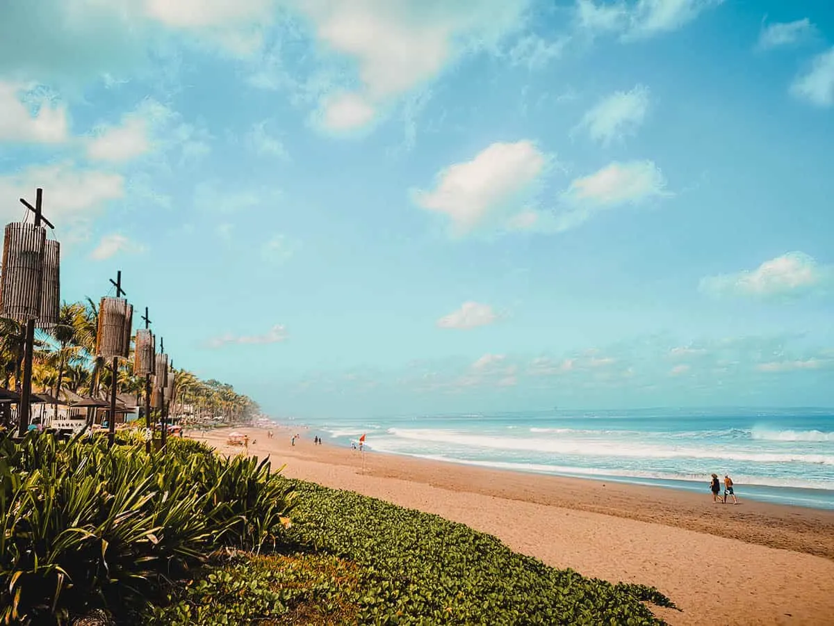 Beautiful beach in Bali, Indonesia