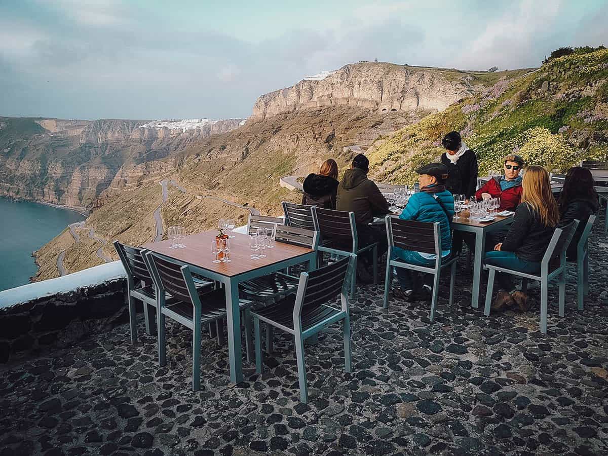 Venetsanos Winery, Santorini, Greece