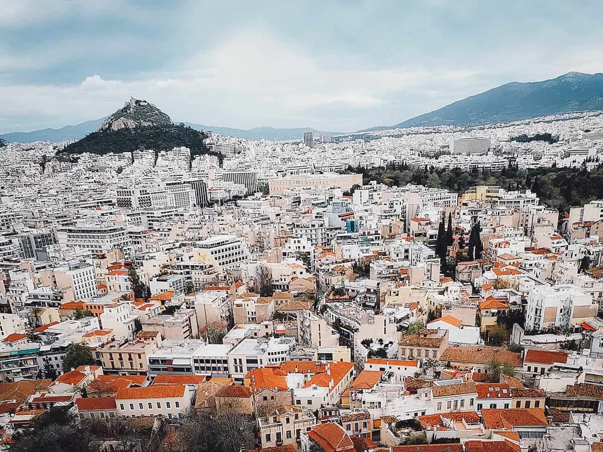 Lycabettus Hills, Athens, Greece Lycabettus Hills, Athens, Greece