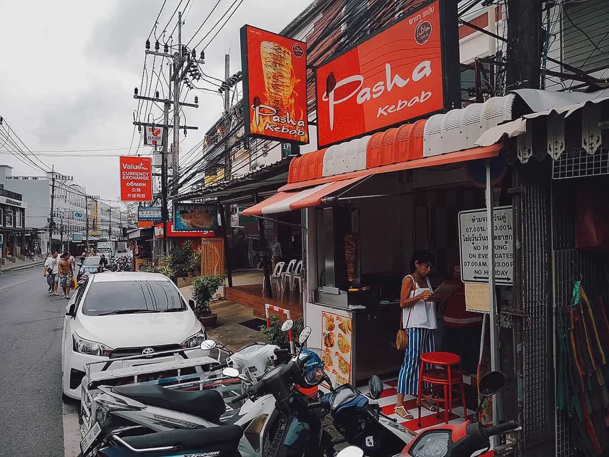 Pasha Kebab restaurant in Karon Beach, Phuket, Thailand