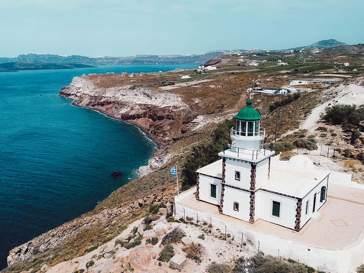 Akrotiri Lighthouse, Santorini, Greece