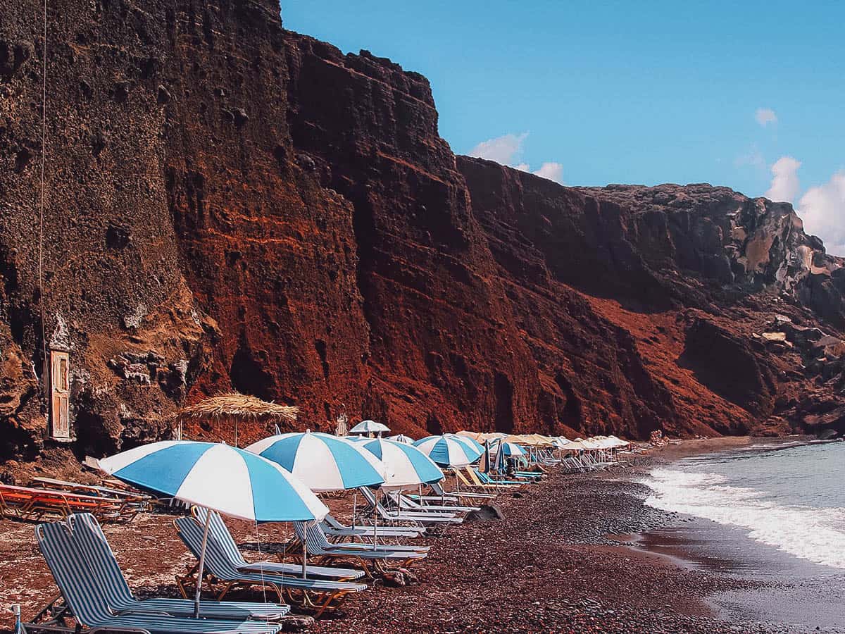 Beach in Santorini, Greece