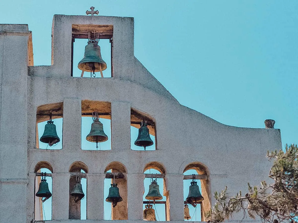 Prophet Elias Monastery, Santorini, Greece