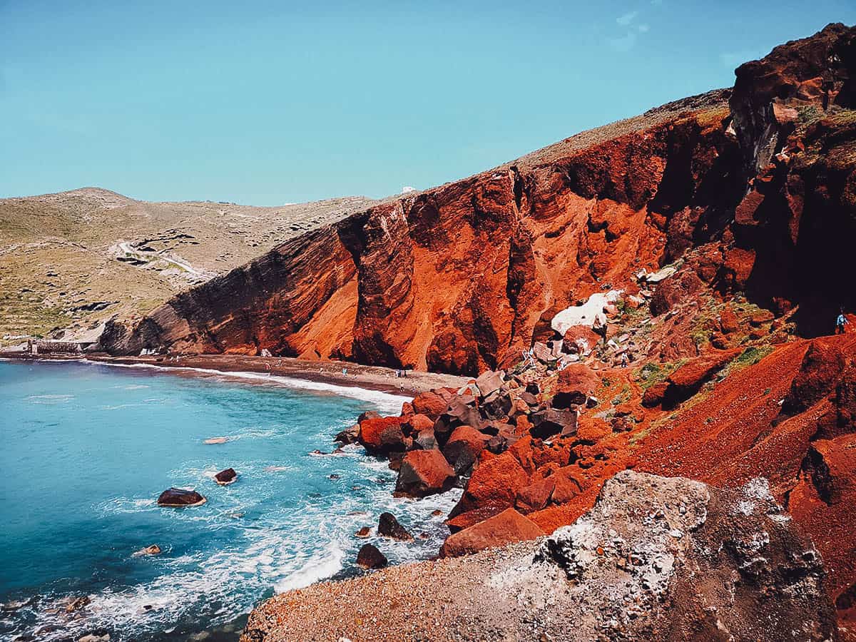 Red Beach, Santorini, Greece