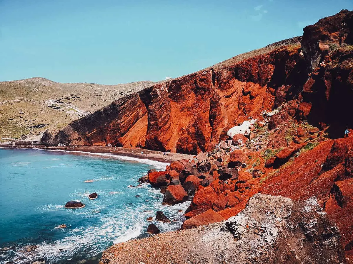 Red Beach, Santorini, Greece Red Beach, Santorini, Greece