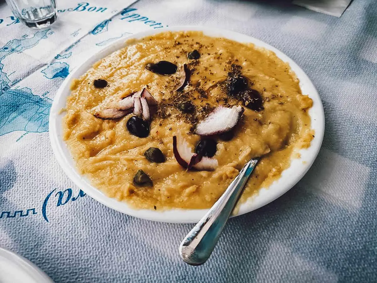 Greek Food Guide: 20 Must-Try Dishes in Greece Fava or Greek yellow split pea puree