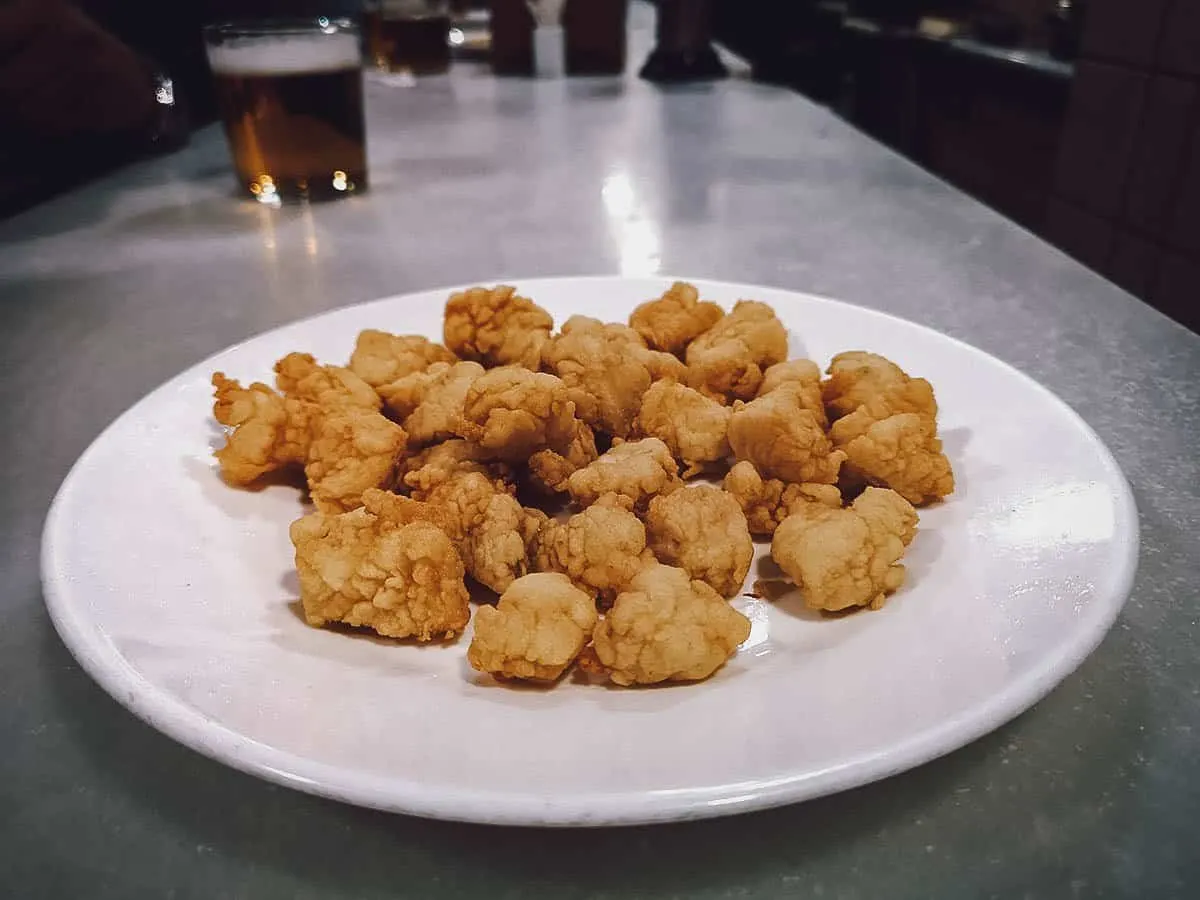 Granada Food Guide: 13 Must-Eat Tapas Bars & Restaurants in Granada, Spain Tapas at Bar Los Diamantes in Granada, Spain