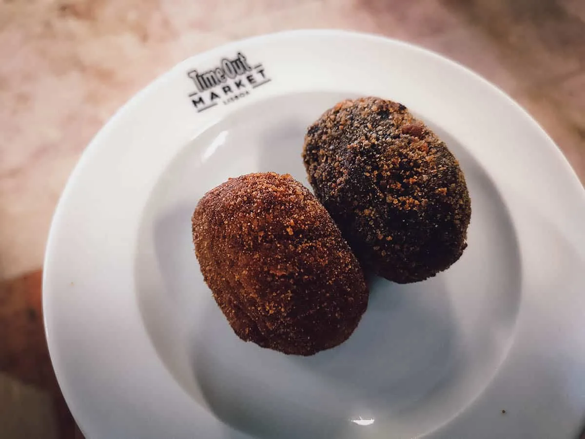 Croqueteria stall at Time Out Market, Lisbon, Portugal