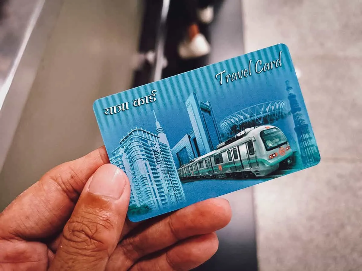 Delhi Metro Travel Card, India