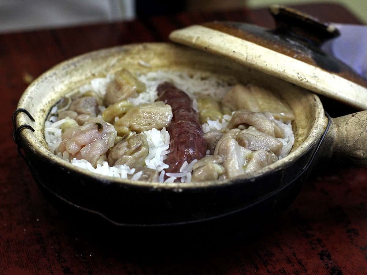 Claypot rice in Singapore