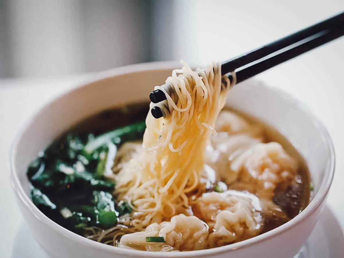 Bowl of noodle soup