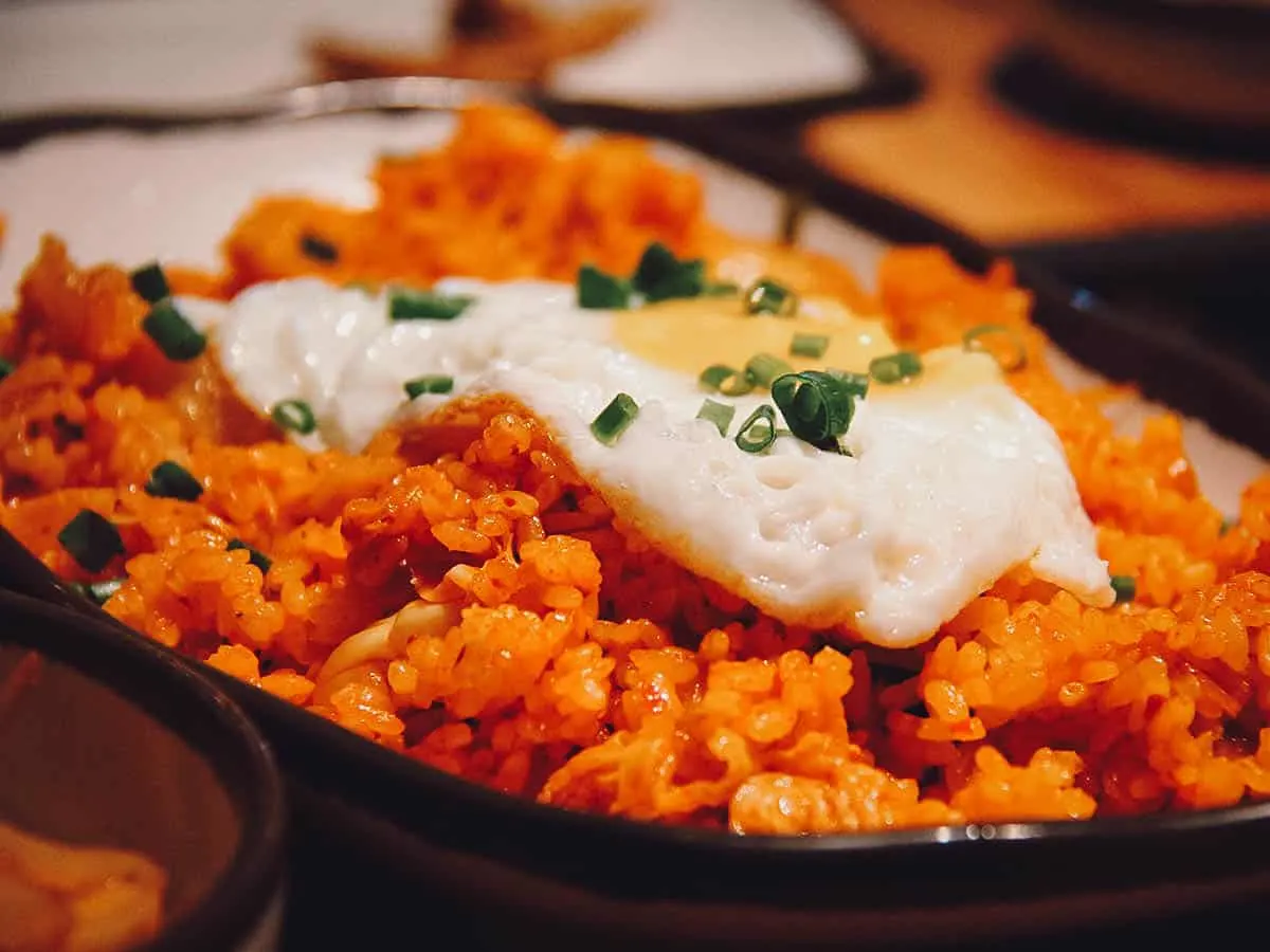 Korean fried rice