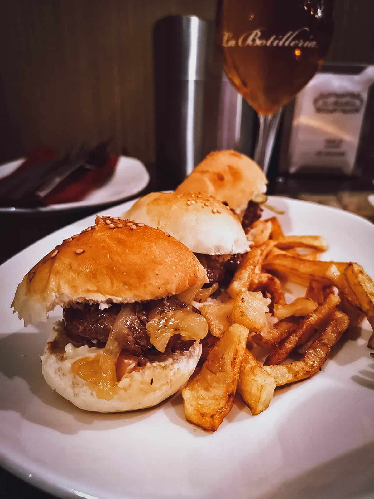 Tapas at La Botilleria in Granada, Spain