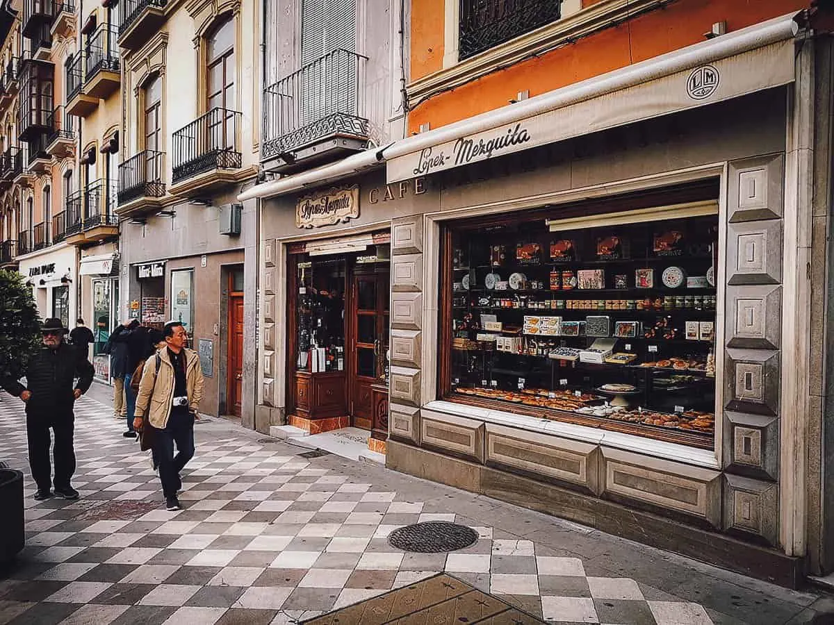 Pasteleria Lopez-Mezquita in Granada, Spain