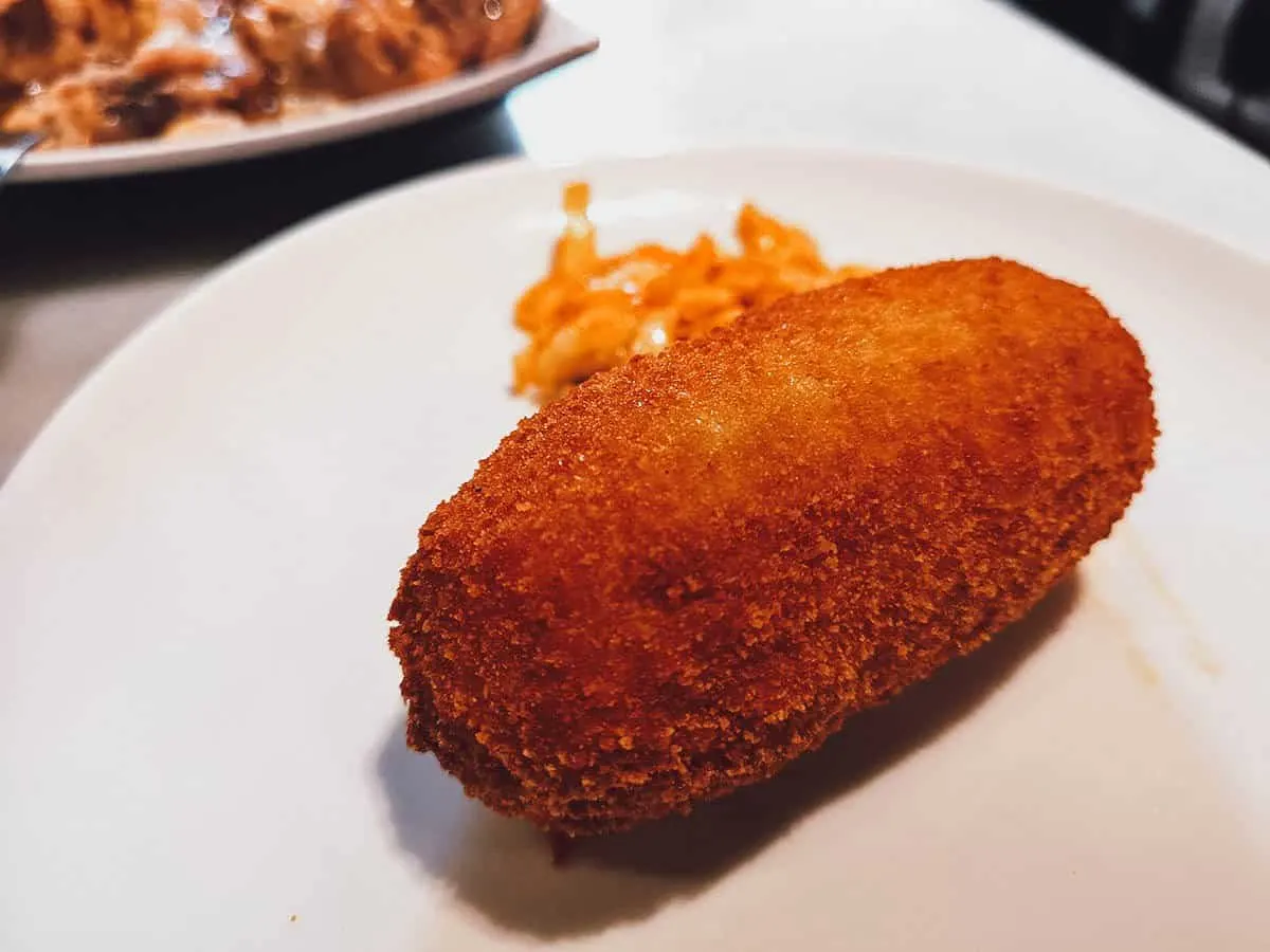 Croqueta, one of the most popular Spanish dishes in Spain
