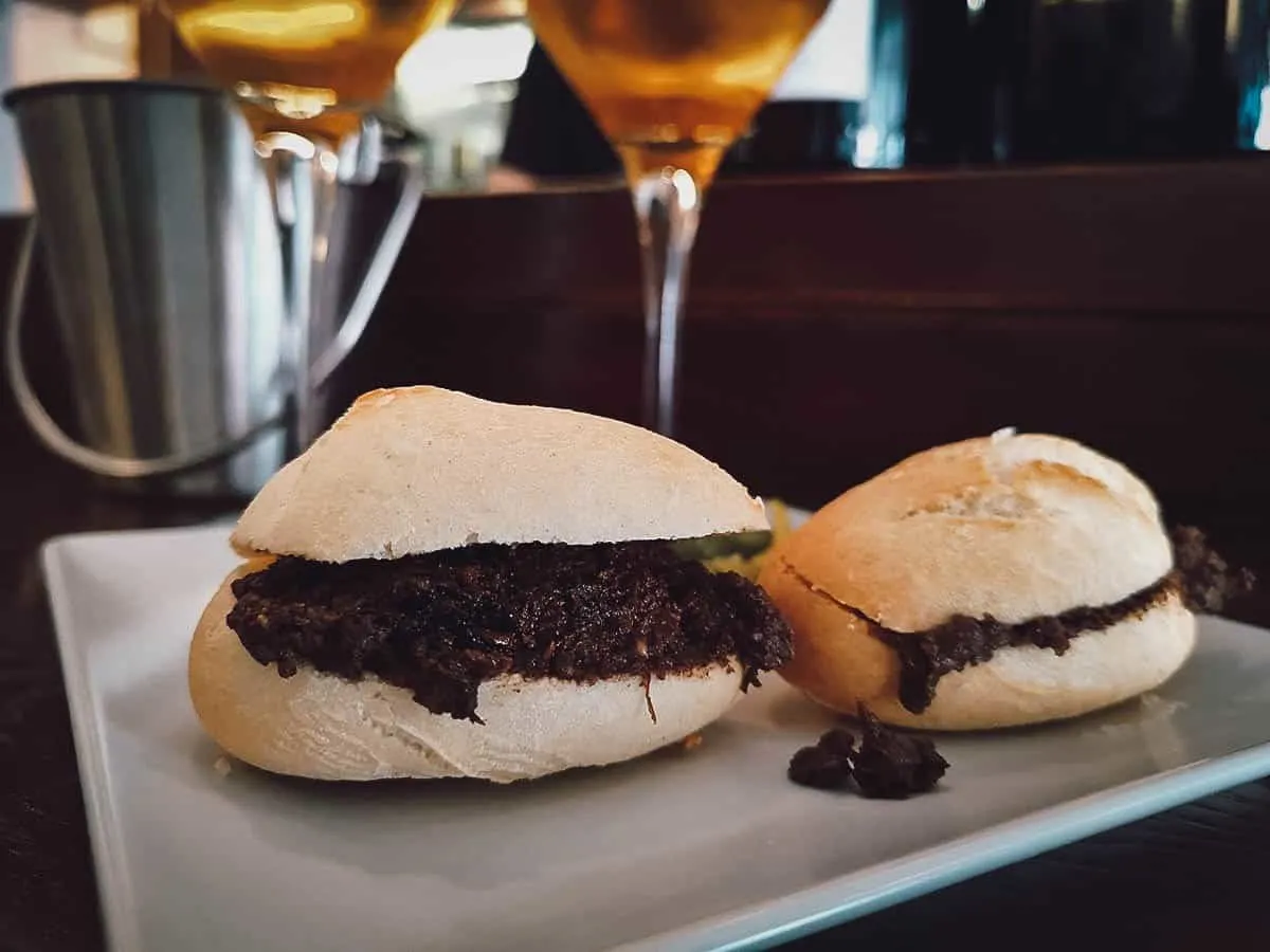 Tapas at Taberna Malvasia in Granada, Spain