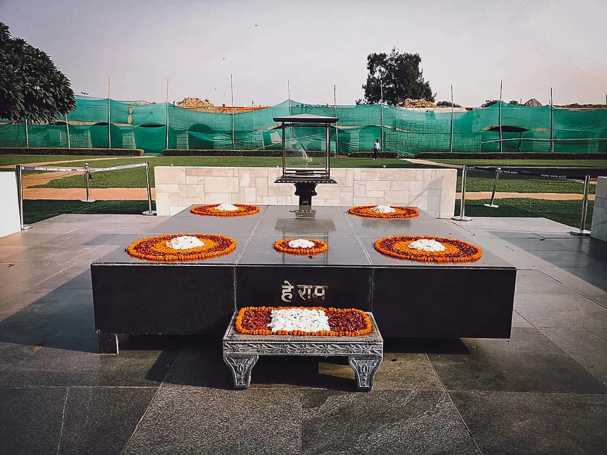 Raj Ghat Ghandi Memorial, Delhi, India