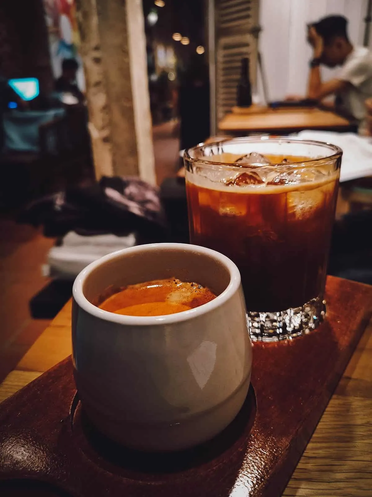 Instagrammable Cafes in Saigon, Vietnam Hot black coffee at Barista Collective