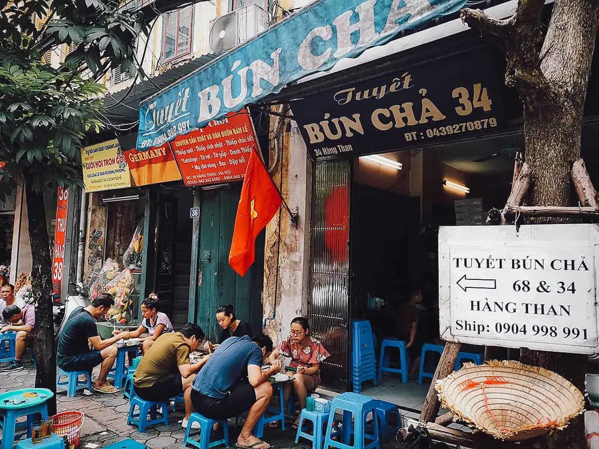 Bún Chả 34 restaurant in Hanoi
