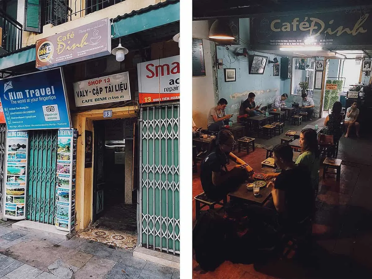 Cafe Dinh, Hanoi, Vietnam