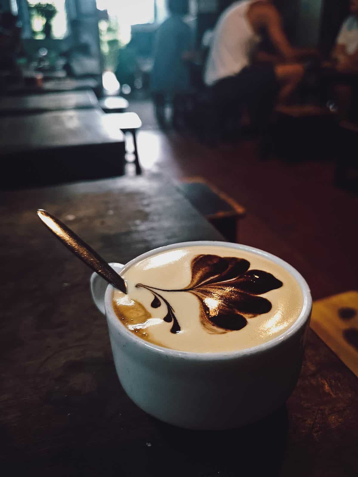 Egg coffee in Hanoi