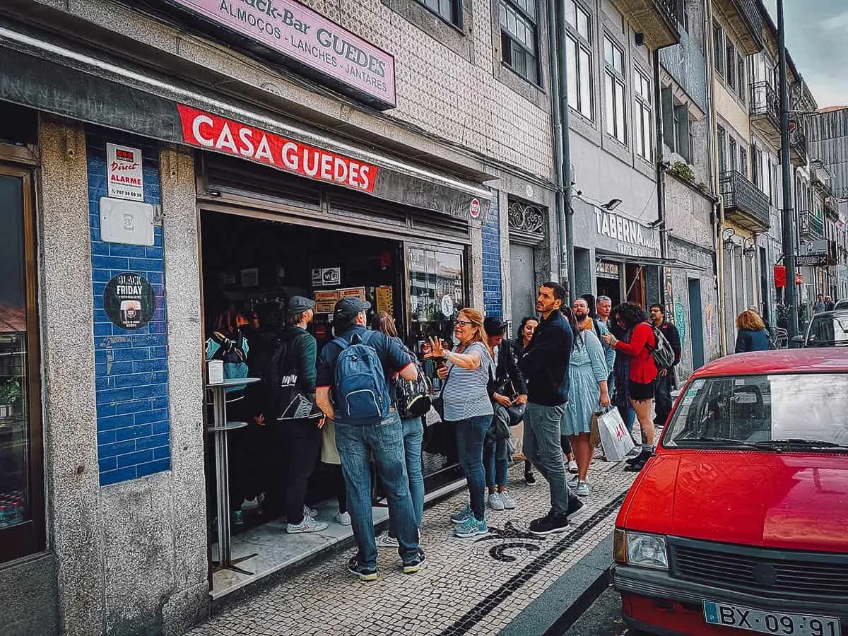 Porto Food Guide: 15 Must-Eat Restaurants in Porto, Portugal Frontage of Casa Guedes