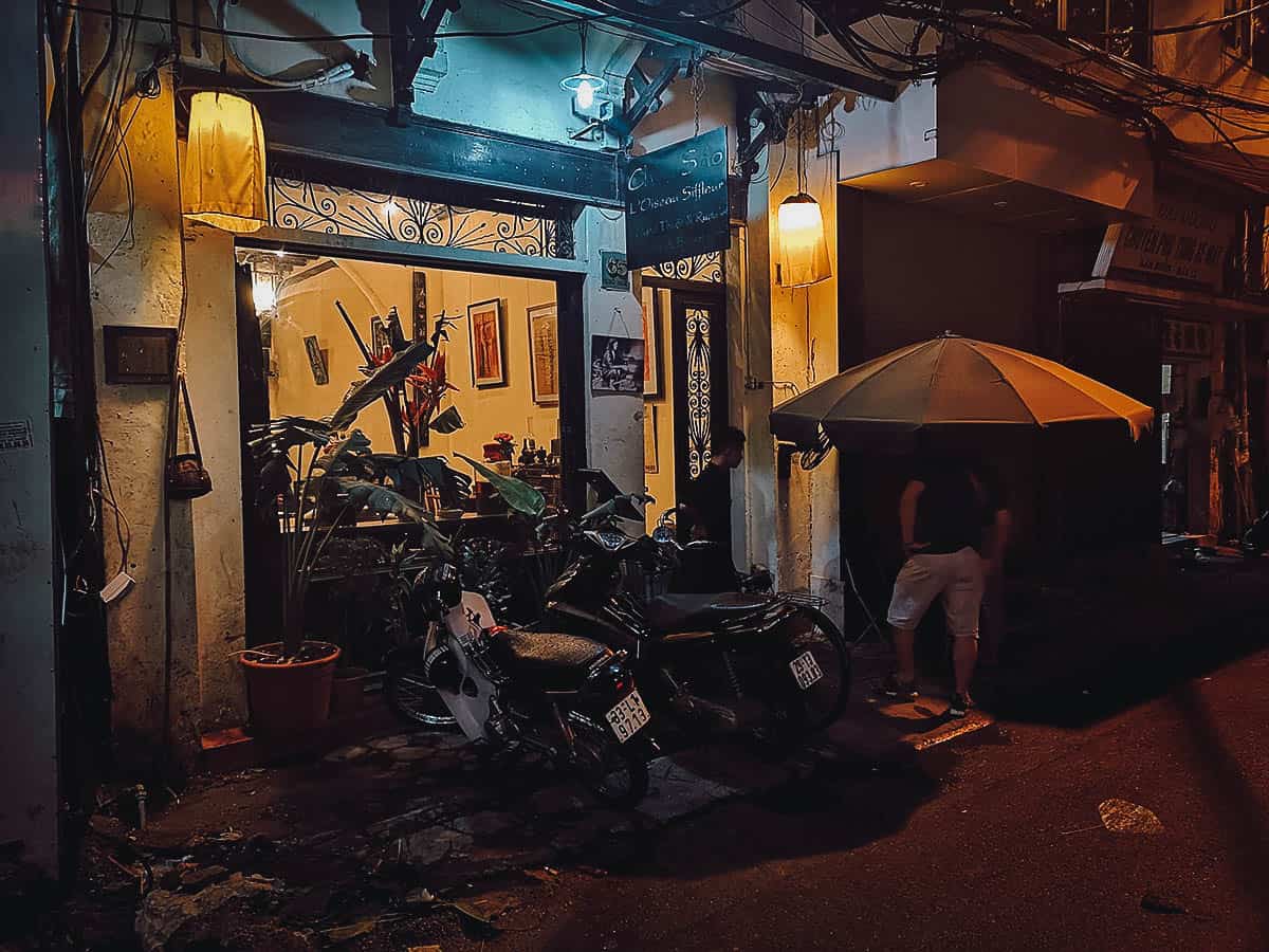 Chim Sao restaurant in Hanoi