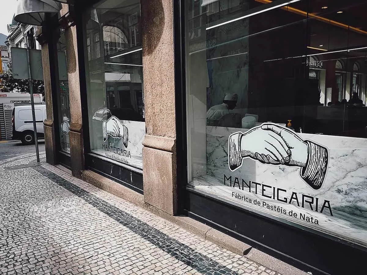 Porto Food Guide: 15 Must-Eat Restaurants in Porto, Portugal Frontage of Manteigaria