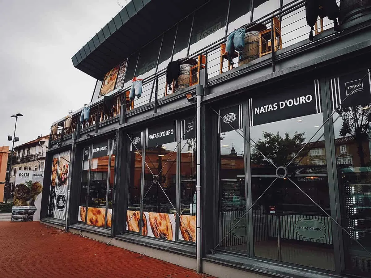 Porto Food Guide: 15 Must-Eat Restaurants in Porto, Portugal Frontage of Natas D'Ouro