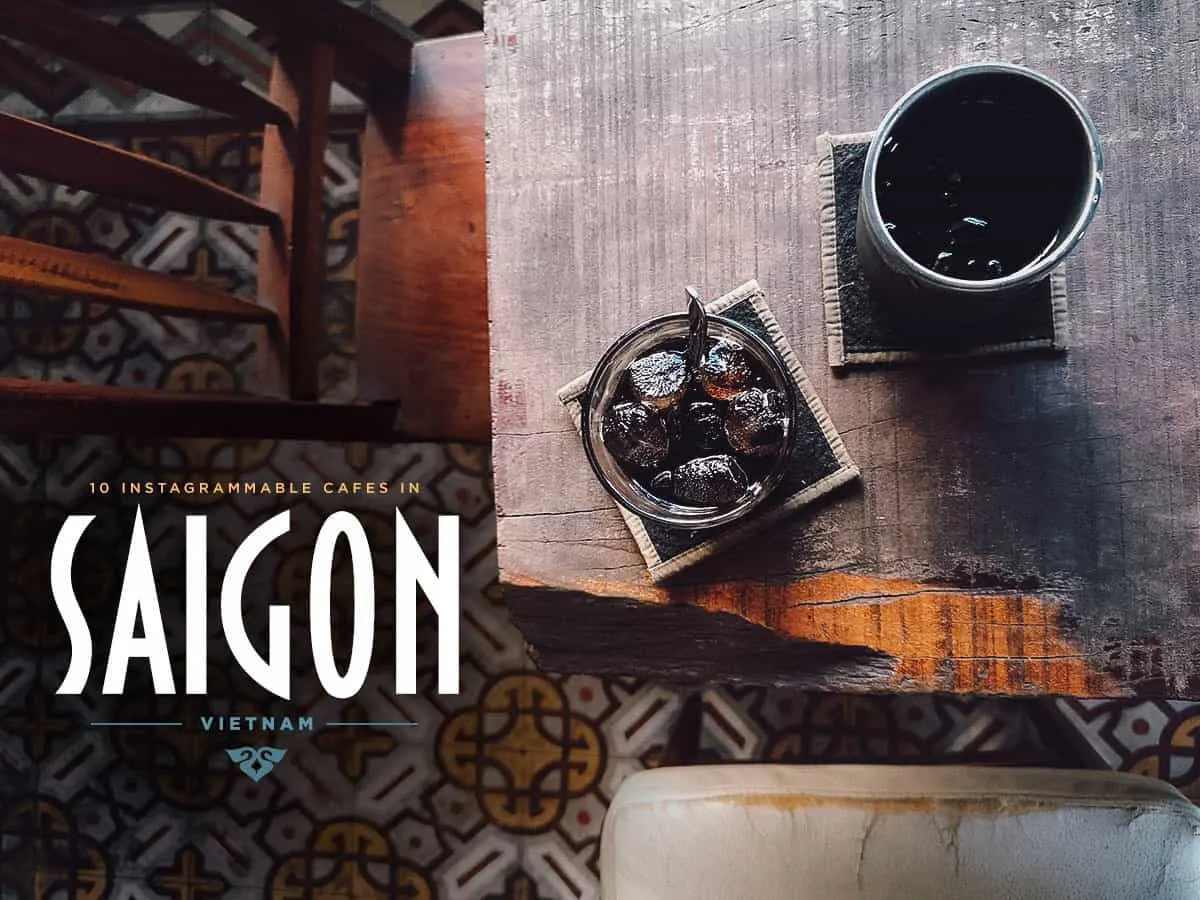 Saigon Coffee Guide: 10 of the Best Cafes in Ho Chi Minh City Top shot of iced black coffee on a table