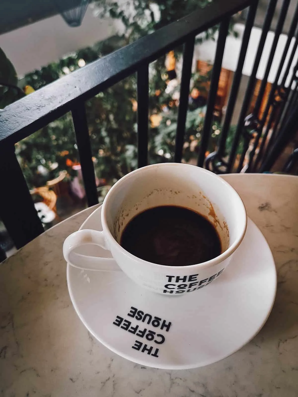 Instagrammable Cafes in Saigon, Vietnam Black coffee at The Coffee House