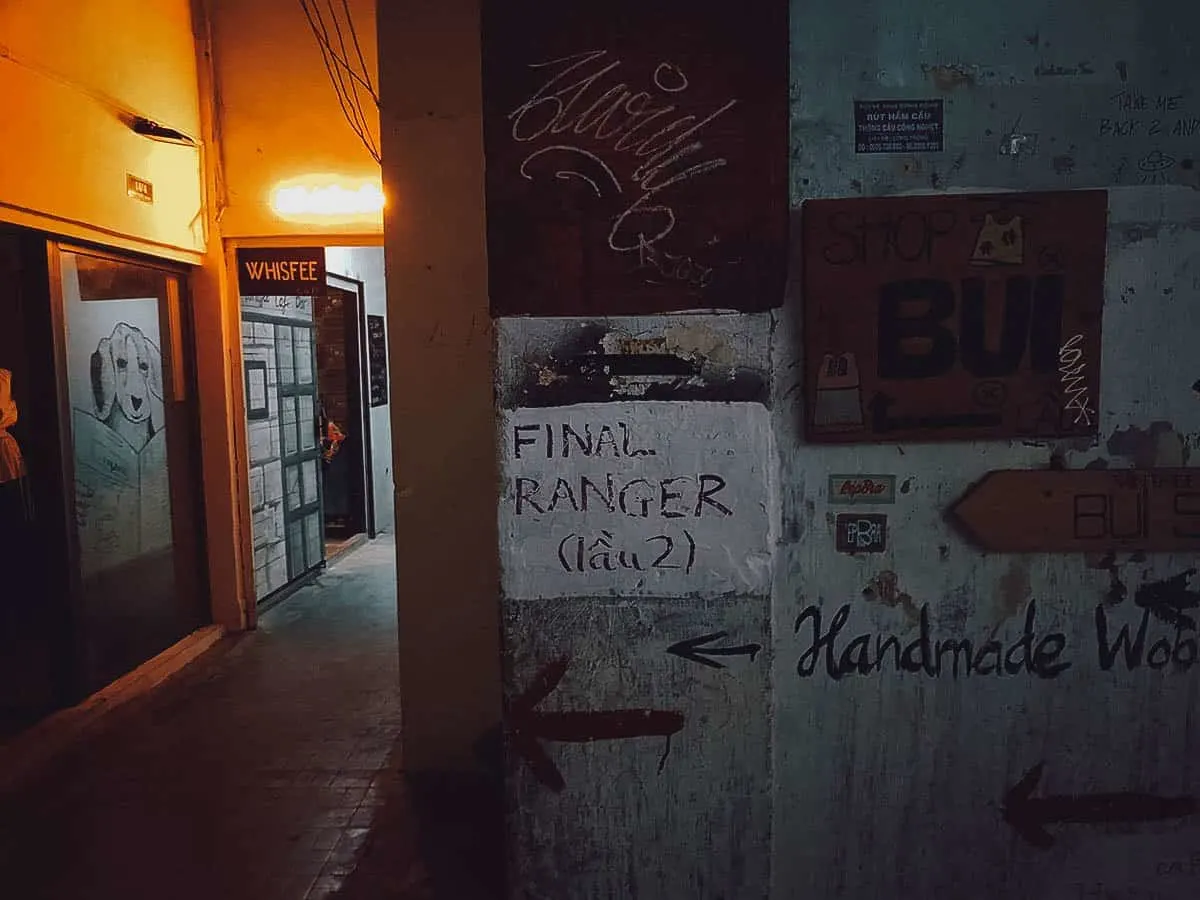 Instagrammable Cafes in Saigon, Vietnam Whisfee Cafe sign