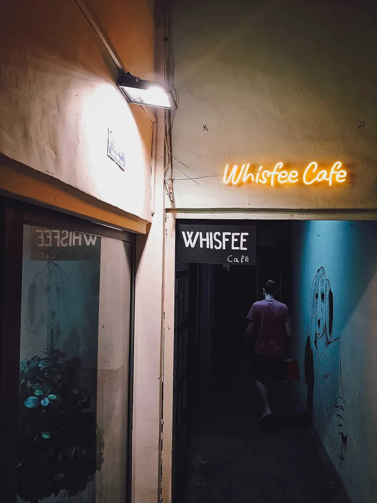Whisfee Cafe sign