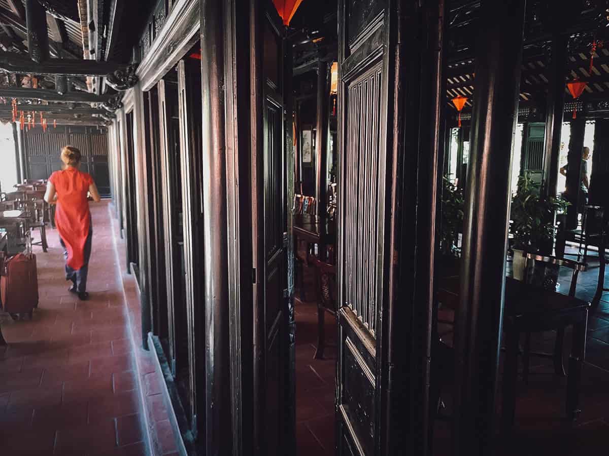 Interior of Ca Phe Vi Da Xua in Hue, Vietnam