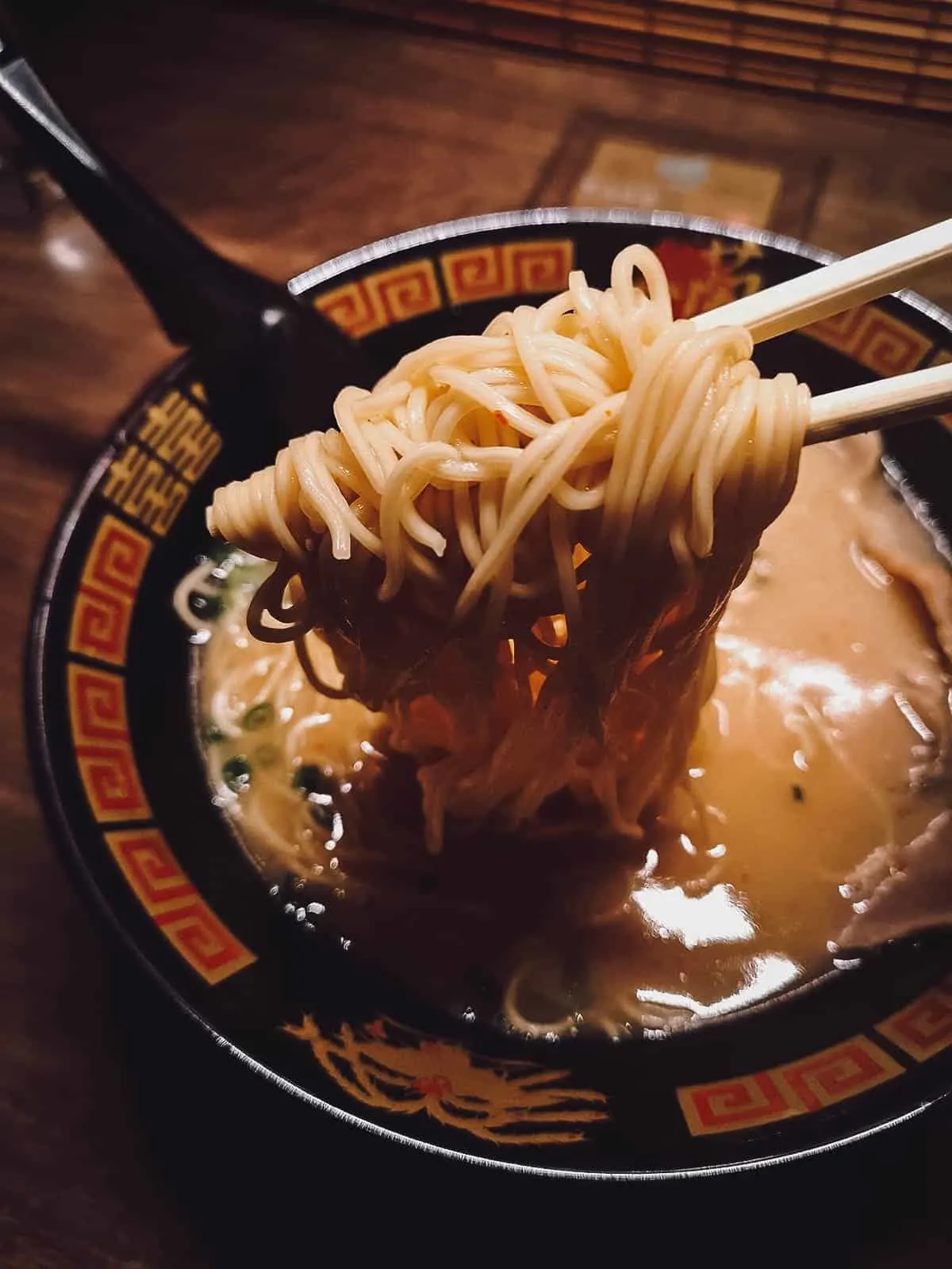 Bowl of ramen in Fukuoka