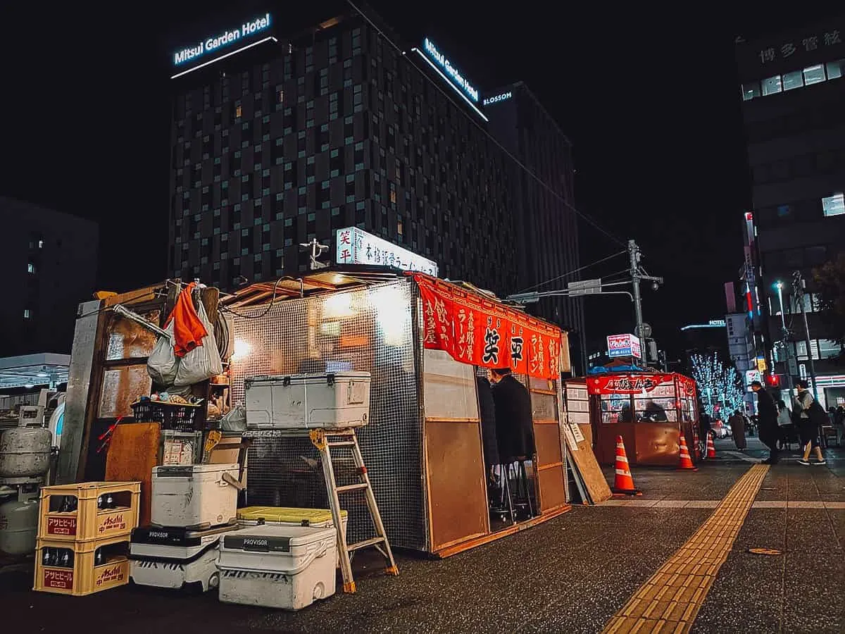 Yatai stalls in Fukuoka