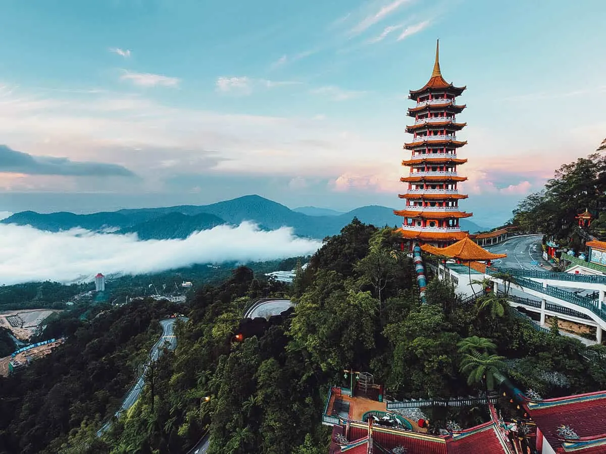 Genting Highlands, Malaysia Pagoda at Genting Highlands